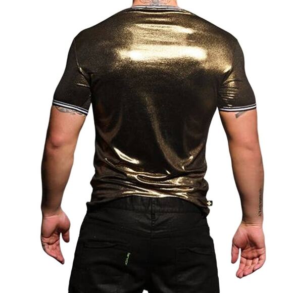 Andrew Christian Golden Tee Size Large - Picture 6 of 7